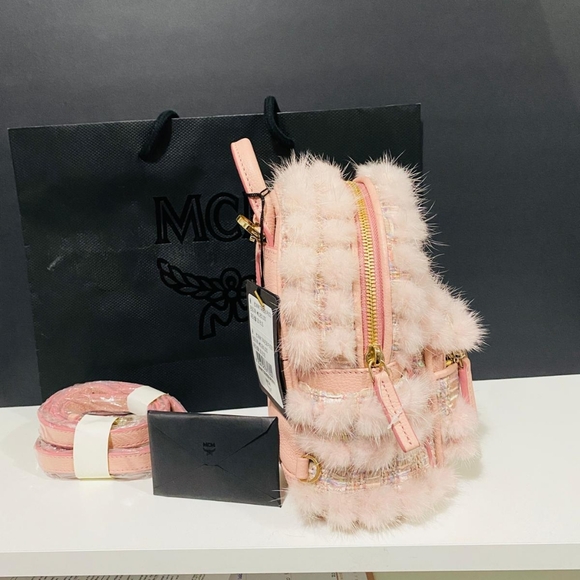 Sold!!Mcm pink Swarovski backpack - Picture 8 of 16